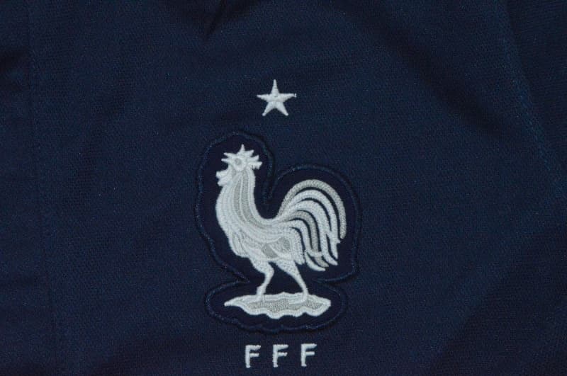 AAA Quality France 2014 Home Retro Long Sleeve Soccer Jersey