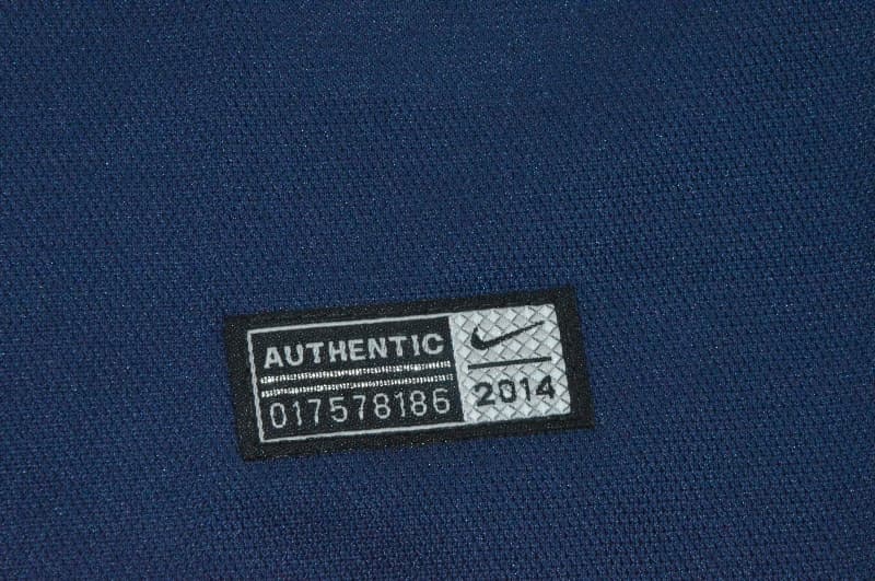 AAA Quality France 2014 Home Retro Long Sleeve Soccer Jersey