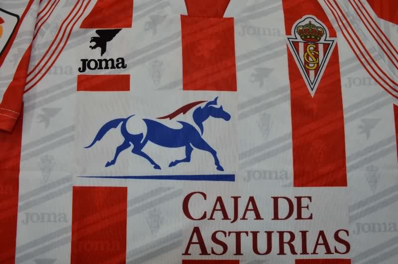 AAA Quality Gijon 1995/96 Home Retro Soccer Jersey
