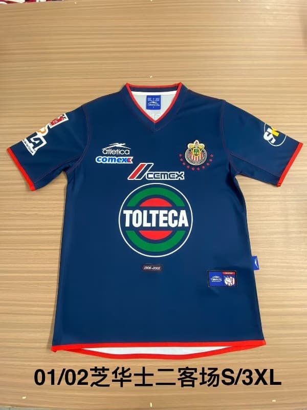 AAA Quality Guadalajara 2001/02 Third Retro Soccer Jersey