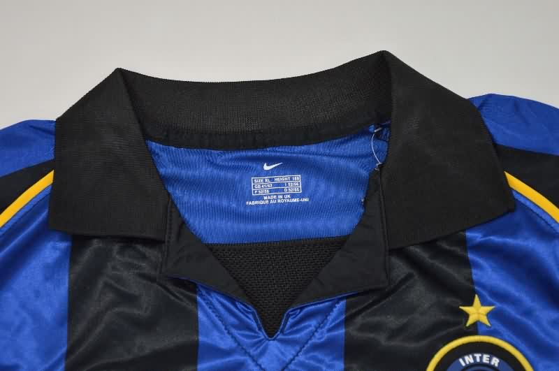 Inter Milan Soccer Jersey Home Retro Replica 2001/02