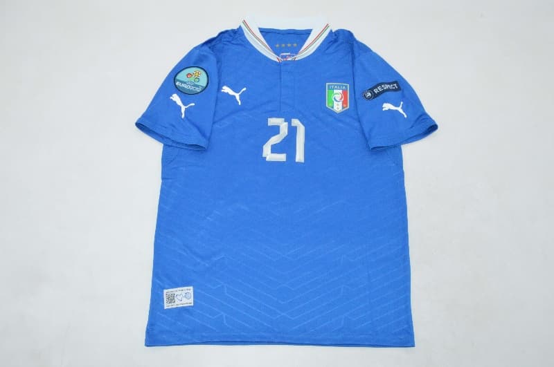 Italy Soccer Jersey Home Retro Replica 2012