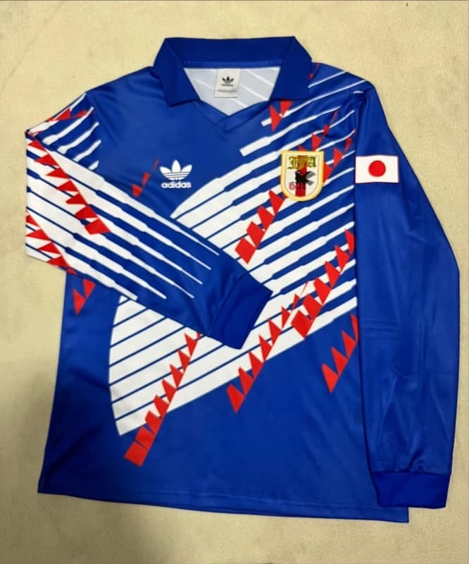AAA Quality Japan 1992/93 Home Long Sleeve Retro Soccer Jersey