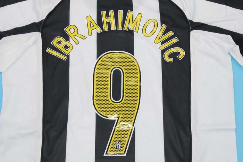 Juventus Soccer Jersey Home Retro Replica 2004/05