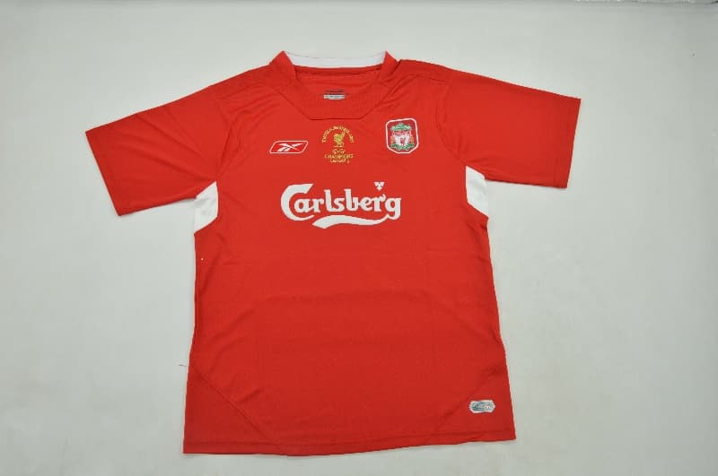 Liverpool Soccer Jersey Home Retro Replica 2004/05