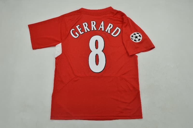 Liverpool Soccer Jersey Home Retro Replica 2004/05