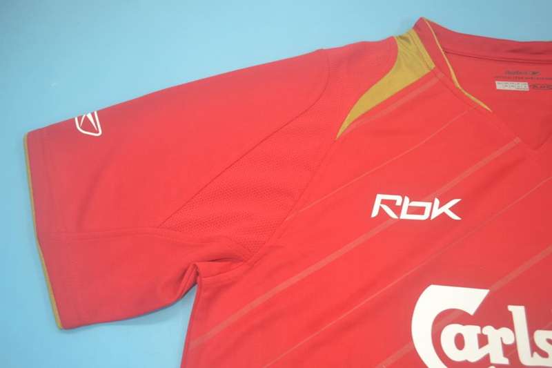 Liverpool Soccer Jersey Home Retro Replica 2005/06