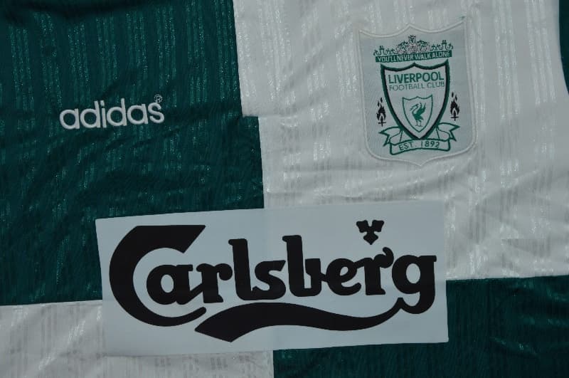 Liverpool Soccer Jersey Away Retro Replica 1995/96