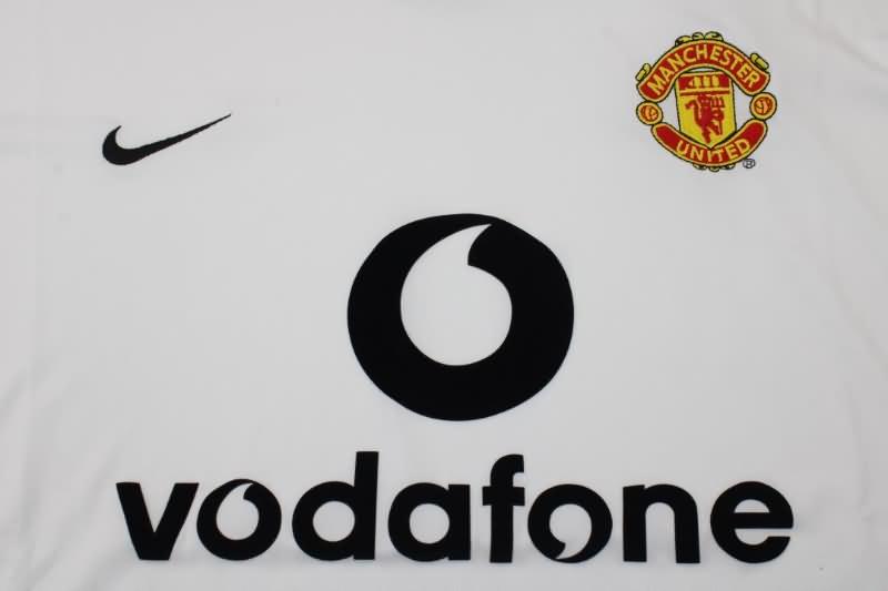 Manchester United Soccer Jersey Away Retro Replica 2002/03