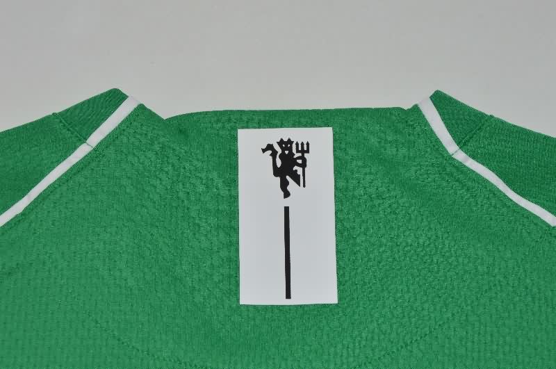 AAA Quality Manchester United 2007/08 Goalkeeper Green Retro Soccer Jersey