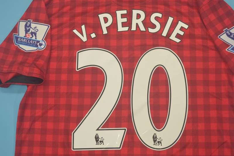 Manchester United Soccer Jersey Home Retro Replica 2012/13