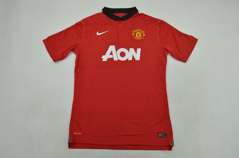 AAA Quality Manchester United 2013/14 Home Retro Soccer Jersey (Player)