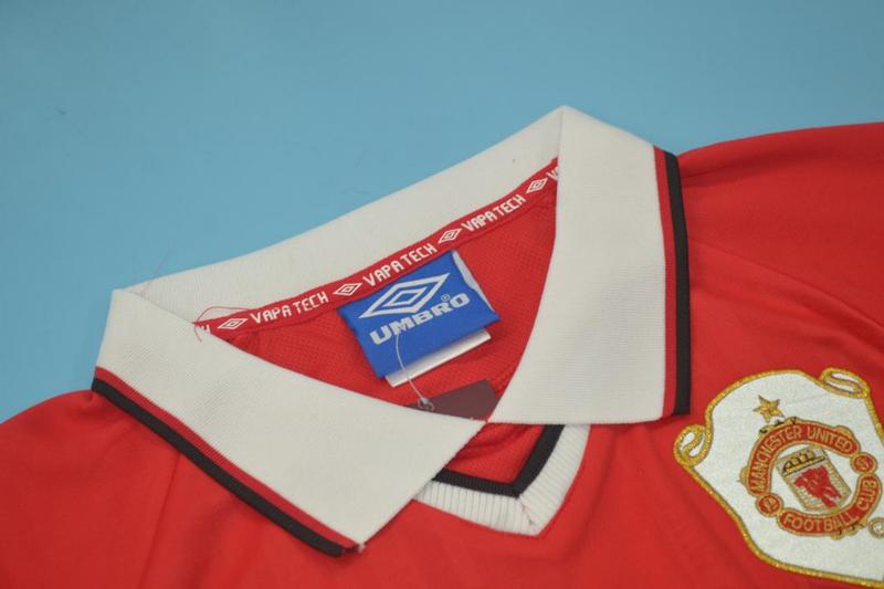Manchester United Soccer Jersey UCL Home Retro Replica 1998/99