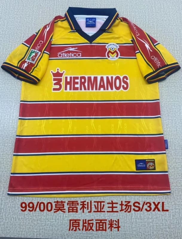 AAA Quality Morelia 1999/00 Home Retro Soccer Jersey