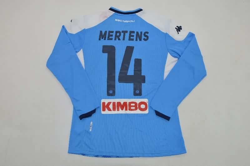 AAA Quality Napoli 2019/20 Home Long Sleeve Retro Soccer Jersey