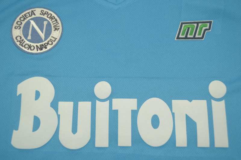Napoli Soccer Jersey Home Retro Replica 1986/87