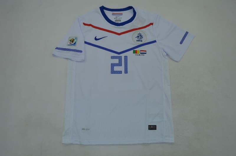 Netherlands Soccer Jersey Away Retro Replica 2010