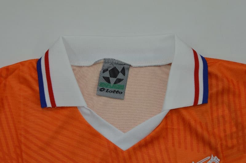 AAA Quality Netherlands 1991/93 Home Retro Long Sleeve Soccer Jersey