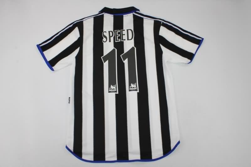 Newcastle United Soccer Jersey Home Retro Replica 2000/01