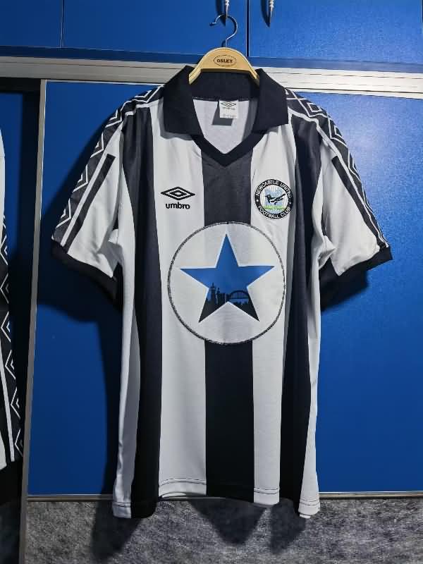 Newcastle United Soccer Jersey Home Retro Replica 1980/82