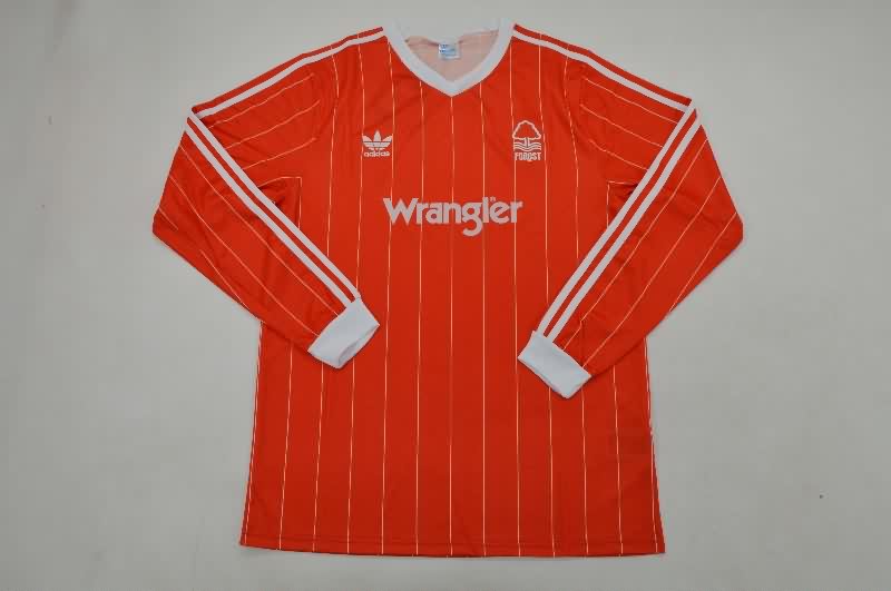 AAA Quality Nottingham Forest 1982/84 Home Retro Long Sleeve Soccer Jersey