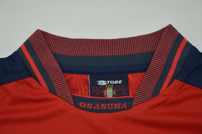 AAA Quality Osasuna 2000/01 Home Retro Soccer Jersey