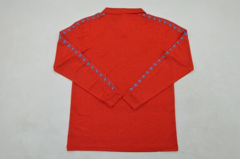 AAA Quality Osasuna 1983/84 Home Retro Long Sleeve Soccer Jersey