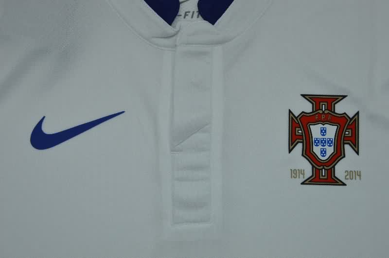 AAA Quality Portugal 2014 Away Retro Long Sleeve Soccer Jersey (Player)