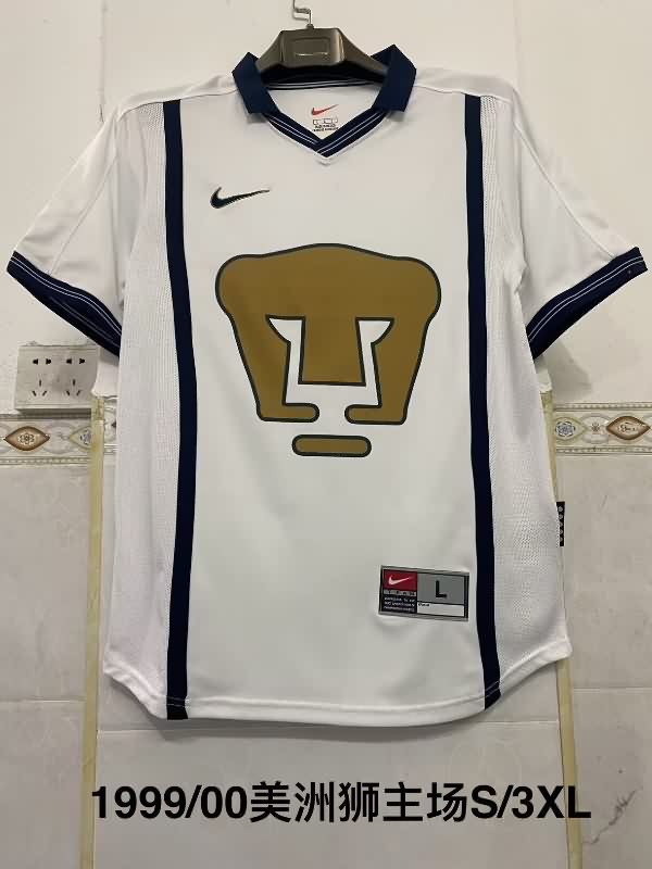 AAA Quality Pumas UNAM 1999/00 Home Retro Soccer Jersey