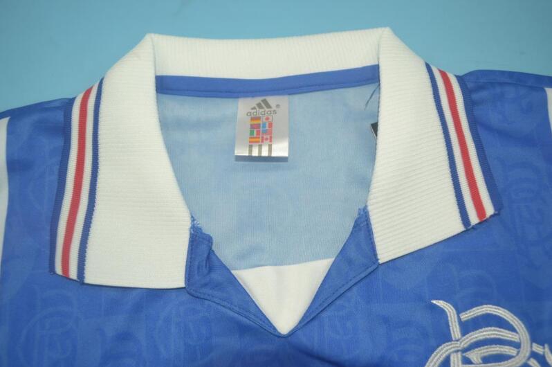 Rangers Soccer Jersey Home Retro Replica 1996/97