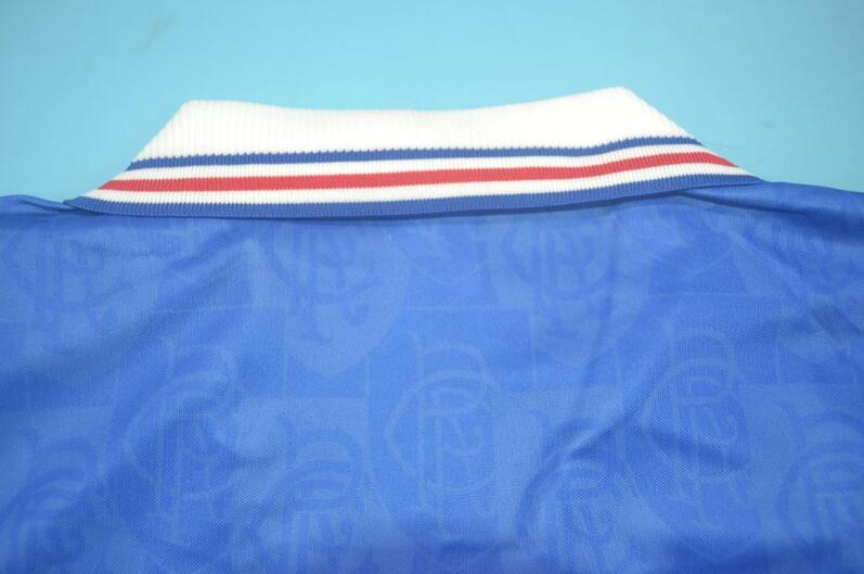 Rangers Soccer Jersey Home Retro Replica 1996/97