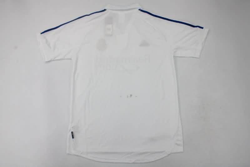 Real Madrid Soccer Jersey Home Retro Laliga Replica 2001/02