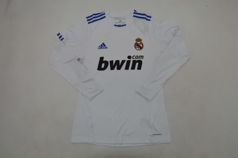 Real Madrid Soccer Jersey Home Long Retro (Player) 2010/11