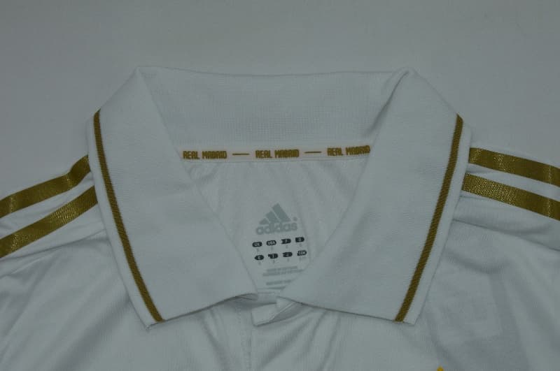 AAA Quality Real Madrid 2011/12 Home Retro Long Sleeve Soccer Jersey (Player)