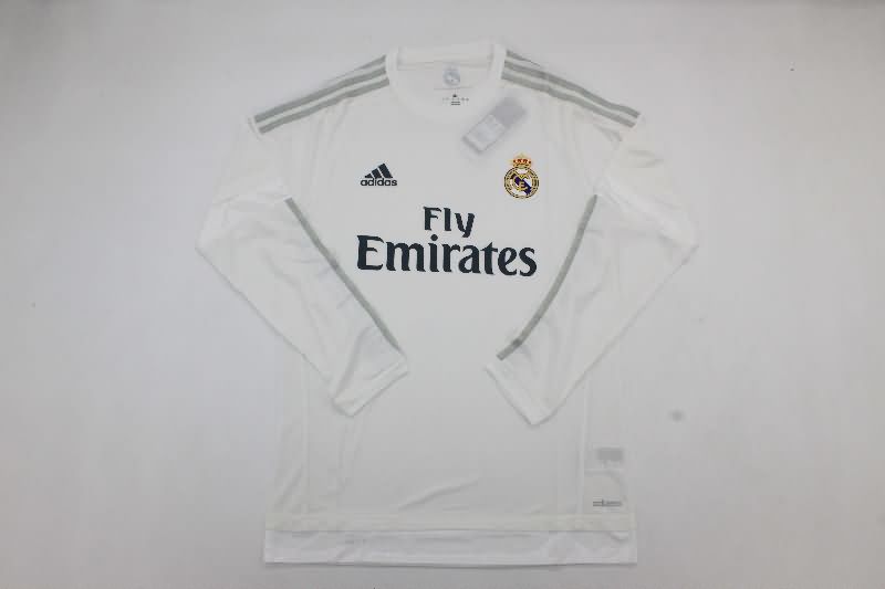 Real Madrid Soccer Jersey Home Long Retro (Player) 2015/16