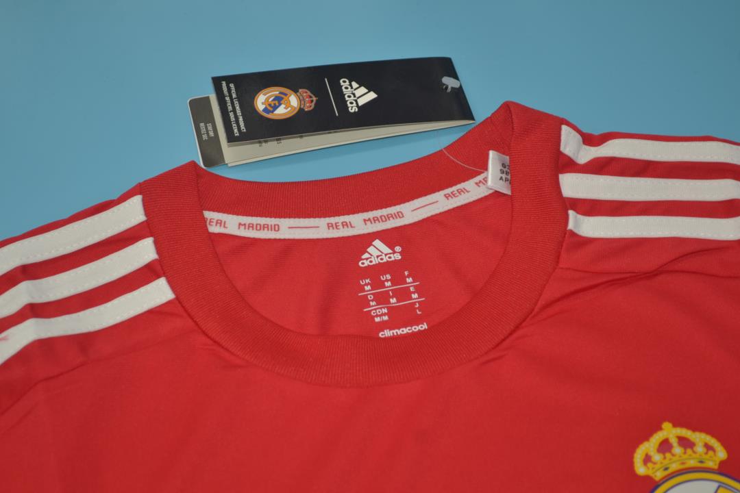 Real Madrid Soccer Jersey Third Long Retro Replica 2011/12
