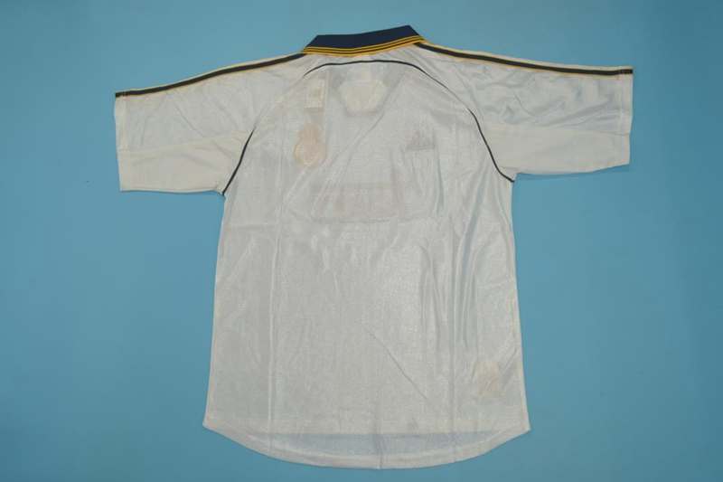 Real Madrid Soccer Jersey Home Retro Replica 1998/00