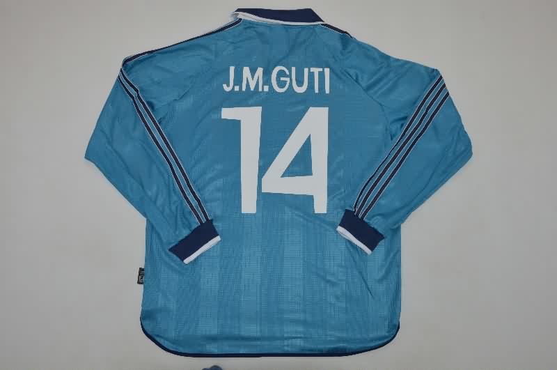 AAA Quality Real Madrid 1999/01 Third Long Sleeve Retro Soccer Jersey