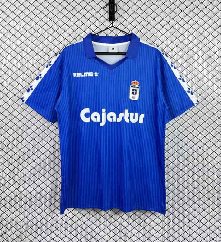AAA Quality Real Oviedo 1992/93 Home Retro Soccer Jersey