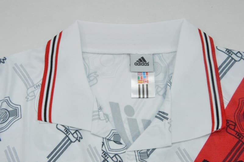 River Plate Soccer Jersey Home Retro Replica 1996