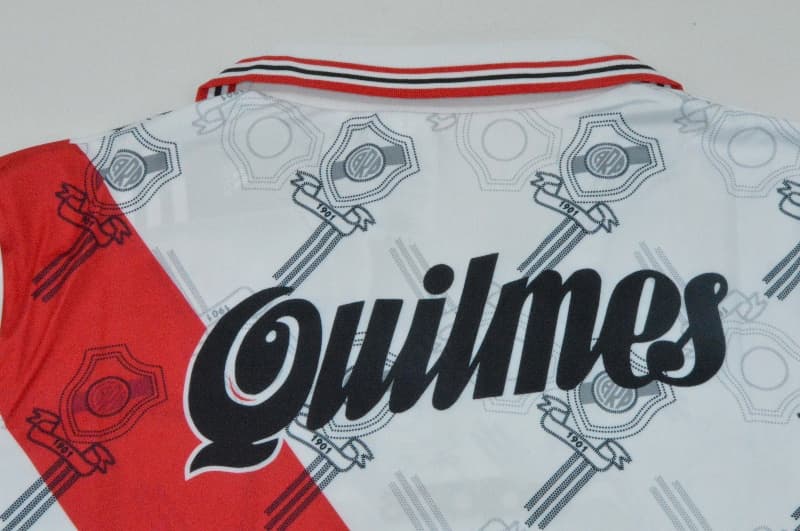 River Plate Soccer Jersey Home Retro Replica 1996