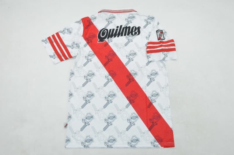 River Plate Soccer Jersey Home Retro Replica 1996
