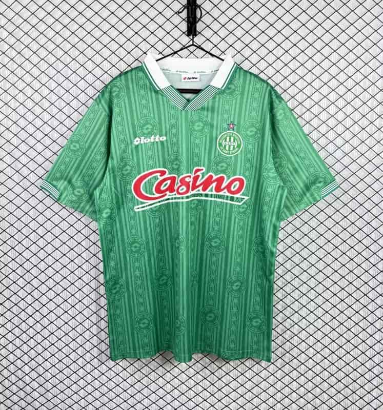 AAA Quality Saint Etienne 1997/98 Home Retro Soccer Jersey