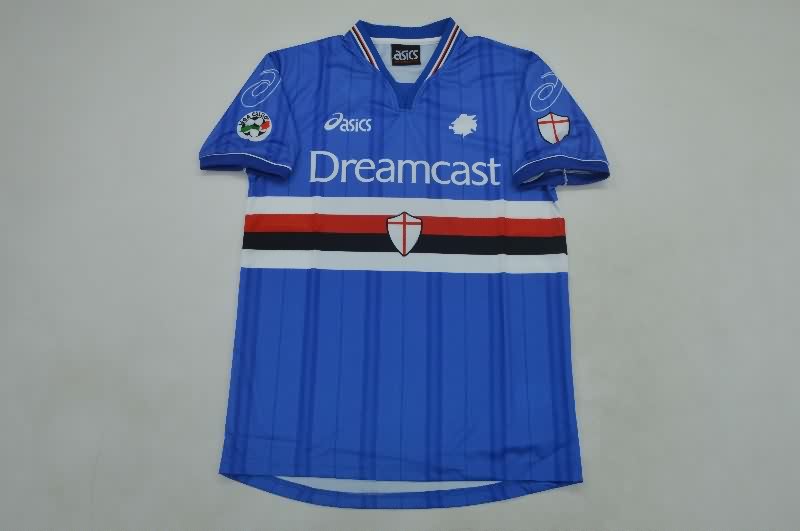 AAA Quality Sampdoria 2000/01 Home Retro Soccer Jersey