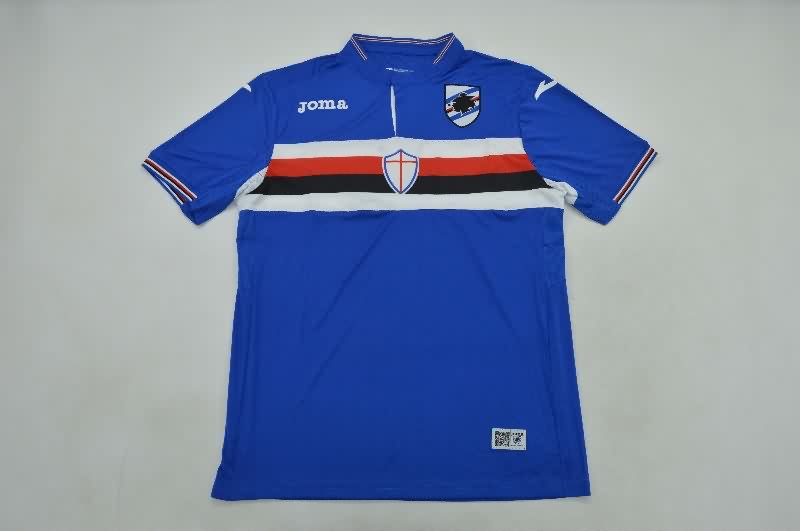 AAA Quality Sampdoria 2015/16 Home Retro Soccer Jersey