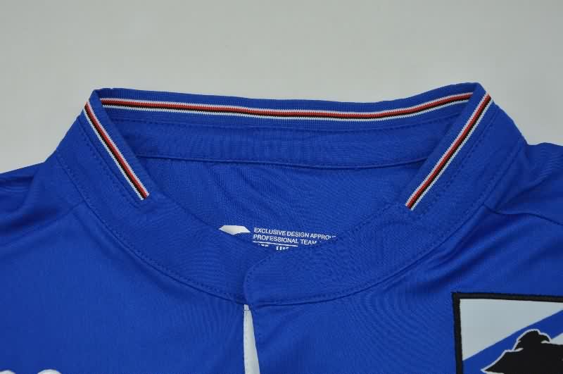 AAA Quality Sampdoria 2015/16 Home Retro Soccer Jersey