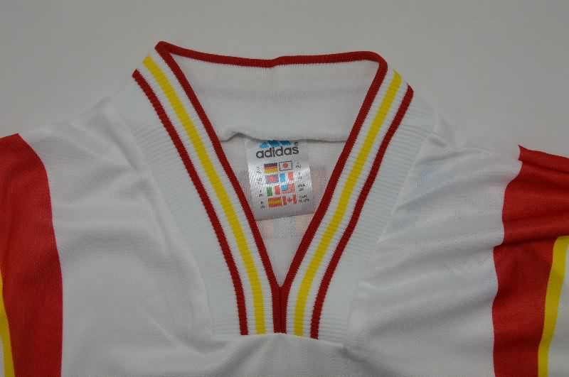 AAA Quality Spain 1996 Away Retro Long Sleeve Soccer Jersey