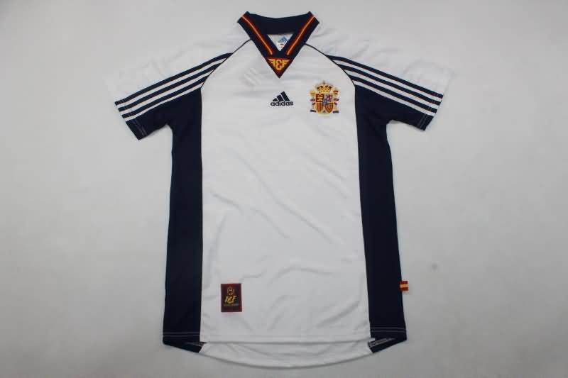 Spain Soccer Jersey Away Retro Replica 1998