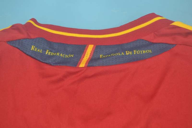 Spain Soccer Jersey Home Retro Replica 2012