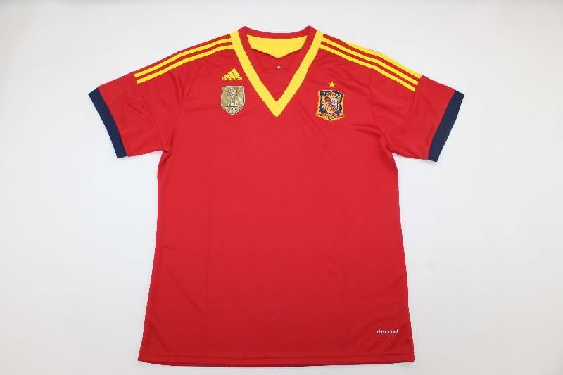 AAA Quality Spain 2013 Home Retro Soccer Jersey